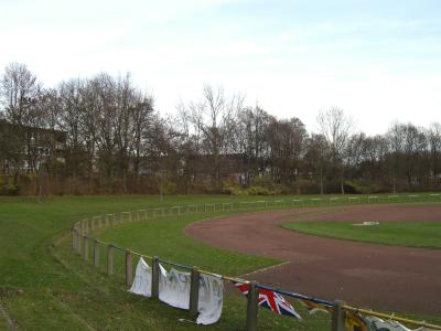Kurve im Stadion Heessen ohne deren 'Ultras'