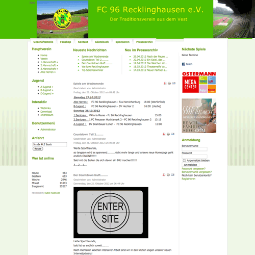 fc96.de - Stand 26.10.2012
