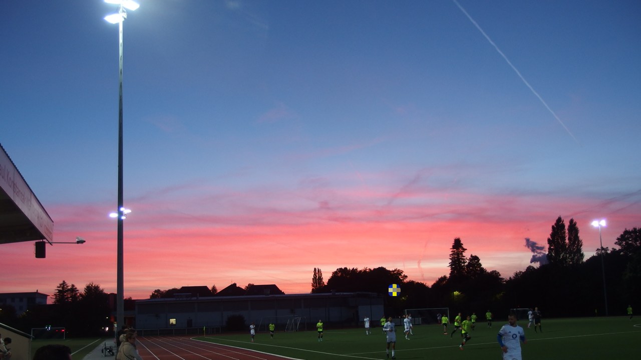 Sonnenuntergang über'm Hirschkamp zu Waltrop